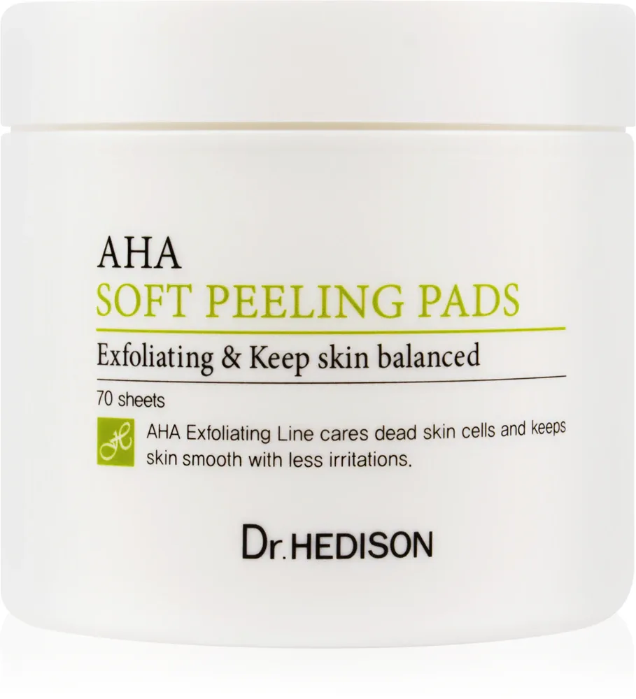 Dr. HEDISON AHA - Крем для лица с отшелушивающими частичками, 70 шт