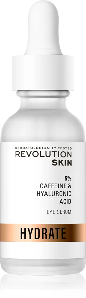 Revolution Skincare Caffeine Solution 5% + Hyaluronic Acid - Сыворотка для области вокруг глаз, 30 мл