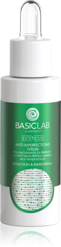 BasicLab Cosmetology Esteticus - Легкое сыворотка против несовершенств кожи 10% Niacinamide, 30 мл