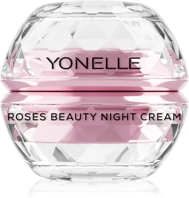 Yonelle Roses - Омолаживающий ночной крем для лица и области вокруг глаз, 50 мл