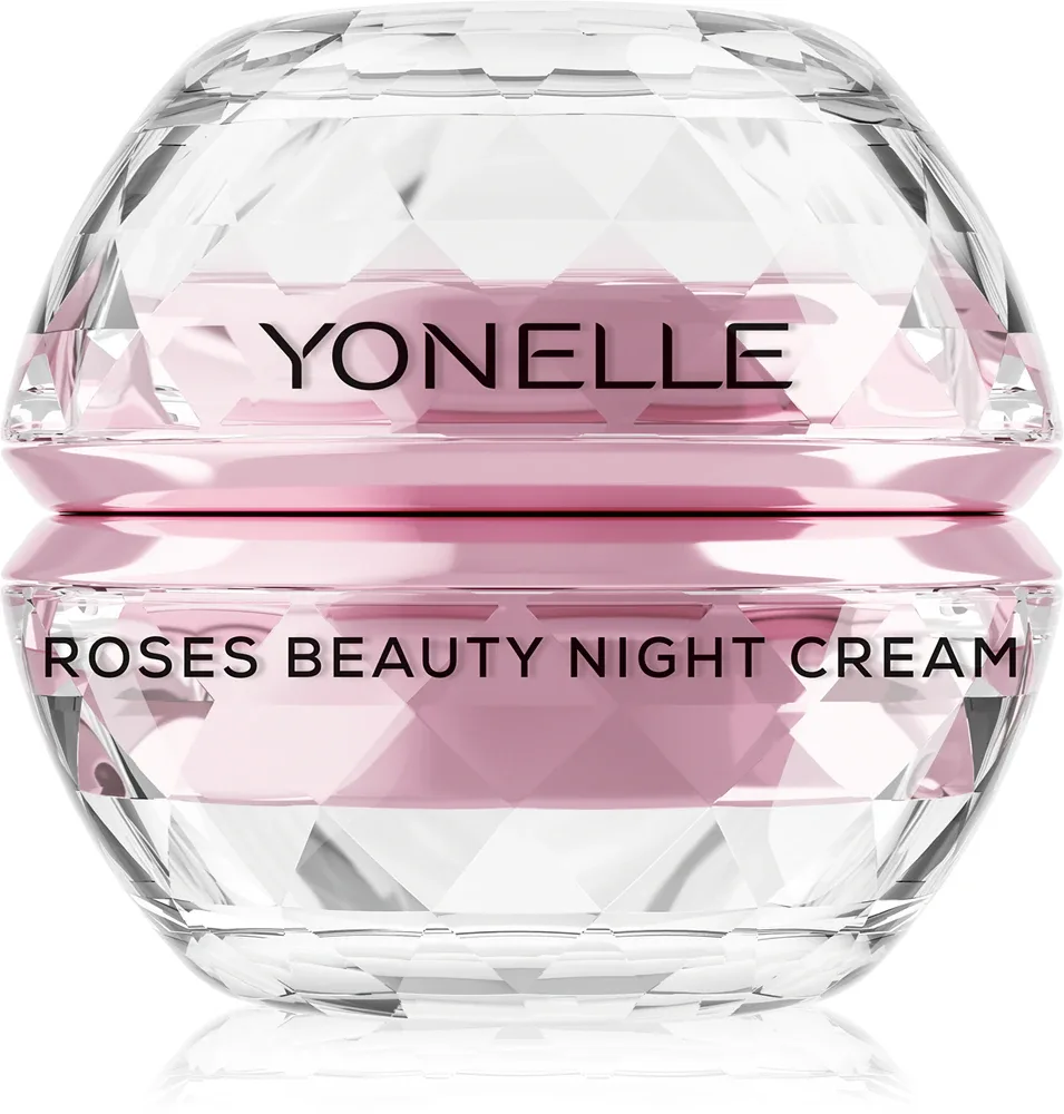 Yonelle Roses - Омолаживающий ночной крем для лица и области вокруг глаз, 50 мл