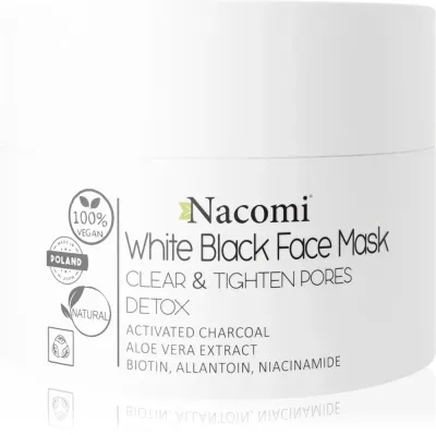 Nacomi White & Black - Очищающая маска для лица, 50 мл