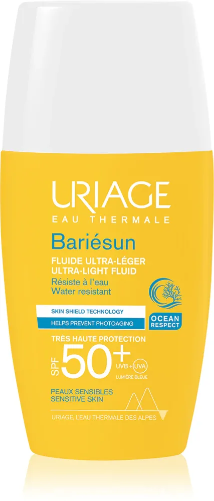 Uriage Bariesun Ultra-Light Fluid SPF 50+ - Ультралегкий флюид SPF 50+, 30 мл