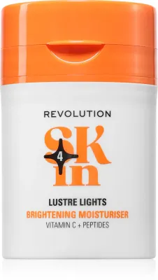 Revolution Skincare Be Bright Vitamin C & Peptides Brightening Moisturiser - Крем для лица с пептидами, осветляющий, 50 мл