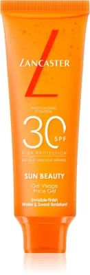 Lancaster Sun Beauty Face Gel - Матирующий гель для лица SPF 30, 50 мл