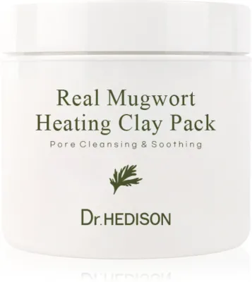 Dr. HEDISON Real Mugwort - Очищающая маска для лица с глиной, 265 мл