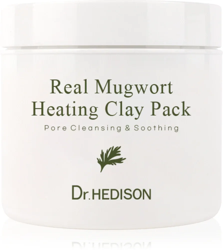 Dr. HEDISON Real Mugwort - Очищающая маска для лица с глиной, 265 мл