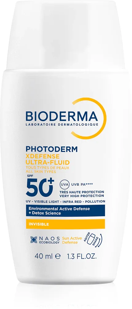 Bioderma Photoderm XDefense Invisible - Защитный флюид SPF 50+, 40 мл