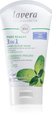 Lavera Pure Beauty - Гель глубокого очищения 3 в 1, 125 мл