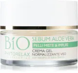 Phytorelax Laboratories Bio Sebum Aloe Vera - Увлажняющий крем-гель для снижения избыточного жирного блеска кожи, 50 мл — фото 1