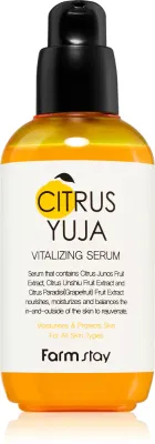Farmstay Citrus Yuja - Сыворотка для лица Revitalizing Serum, 100 мл