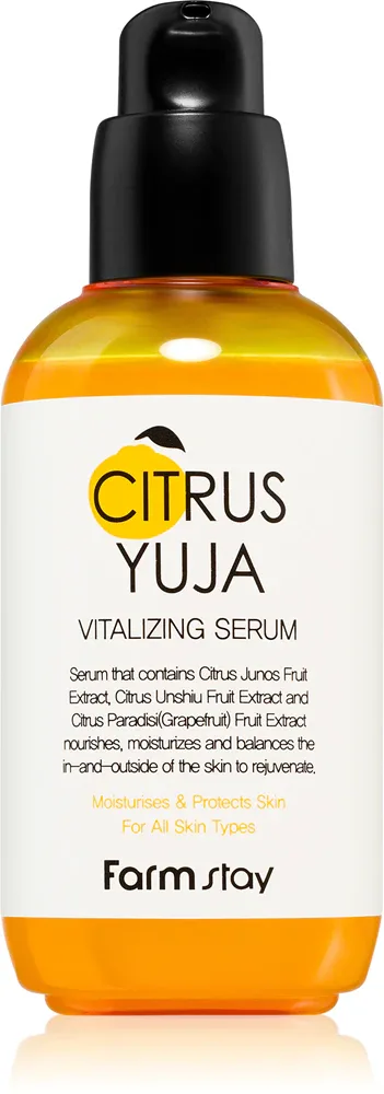 Farmstay Citrus Yuja - Сыворотка для лица Revitalizing Serum, 100 мл