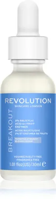 Revolution Skincare Super Salicylic 2% Salicylic Acid & Fruit Enzymes - Сыворотка для регенерации жирной и проблемной кожи, 30 мл