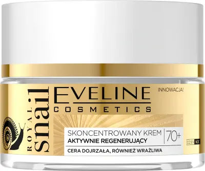 Eveline Cosmetics Royal Snail - Крем для лица - увлажнение и осветление 24/7 70+, 50 мл