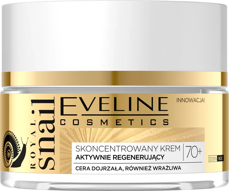Eveline Cosmetics Royal Snail - Крем для лица - увлажнение и осветление 24/7 70+, 50 мл
