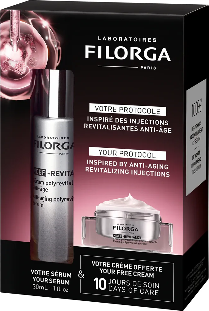 FILORGA GIFTSET NCEF-REVITALIZE - Подарочный набор для зрелой кожи, 2 шт