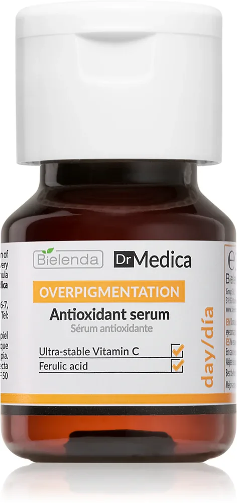 Bielenda Dr Medica Overpigmentation - Сыворотка против пигментации для кожи с пигментными пятнами, 30 мл