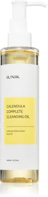 Масло гидрофильное для снятия макияжа iUnik Calendula с экстрактом ноготков, для чувствительной кожи, 200 мл