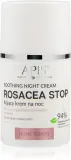 Apis Natural Cosmetics Rosacea-Stop - Успокаивающий ночной крем для чувствительной кожи с склонностью к пигментации, 50 мл — фото 1