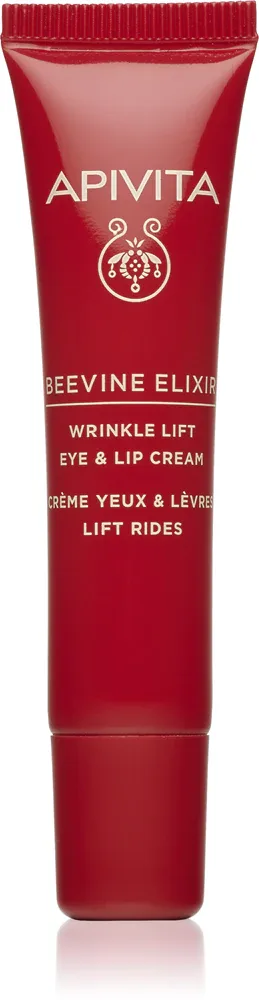 Apivita Beevine Elixir Eye & Lip Cream - Крем интенсивного лифтинга для глаз против морщин и темных кругов, 15 мл