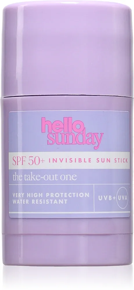 hello sunday the take-out one invisible sun stick - Солнцезащитный увлажняющий стик SPF 30, 25 г