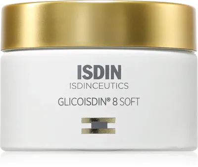 ISDIN Isdinceutics Glicoisdin 8 Soft - Нежный крем с отшелушивающим эффектом с гликоловой кислотой do każdego rodzaju skory, 50 г