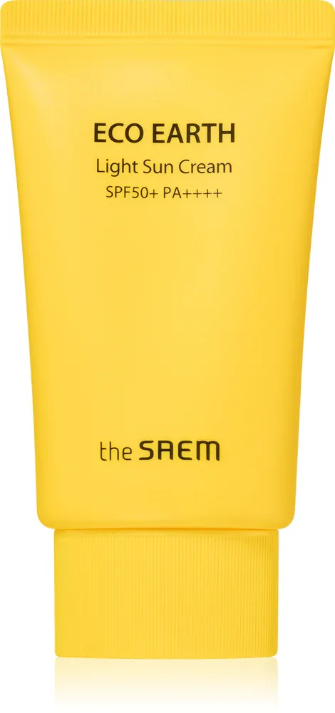 The Saem Eco Earth Light - Ультралегкий защитный флюид SPF 50+, 50 г