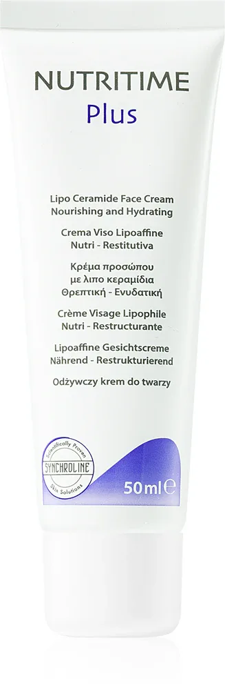 Synchroline Nutritime Plus - Крем питательно-увлажняющий с керамидами, 50 мл