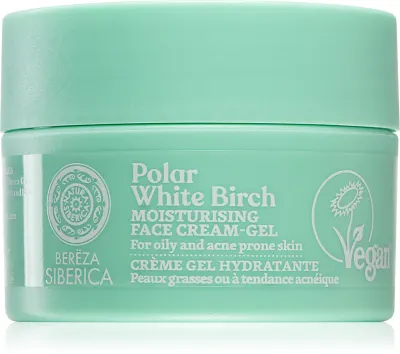 Natura Siberica Polar White Birch - Увлажняющий крем-гель для жирной и проблемной кожи, 50 мл