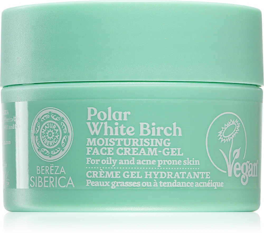 Natura Siberica Polar White Birch - Увлажняющий крем-гель для жирной и проблемной кожи, 50 мл