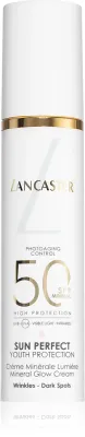 Lancaster Sun Perfect Mineral Glow Cream SPF50 - Крем минеральный для осветления и увлажнения SPF 50, 50 г