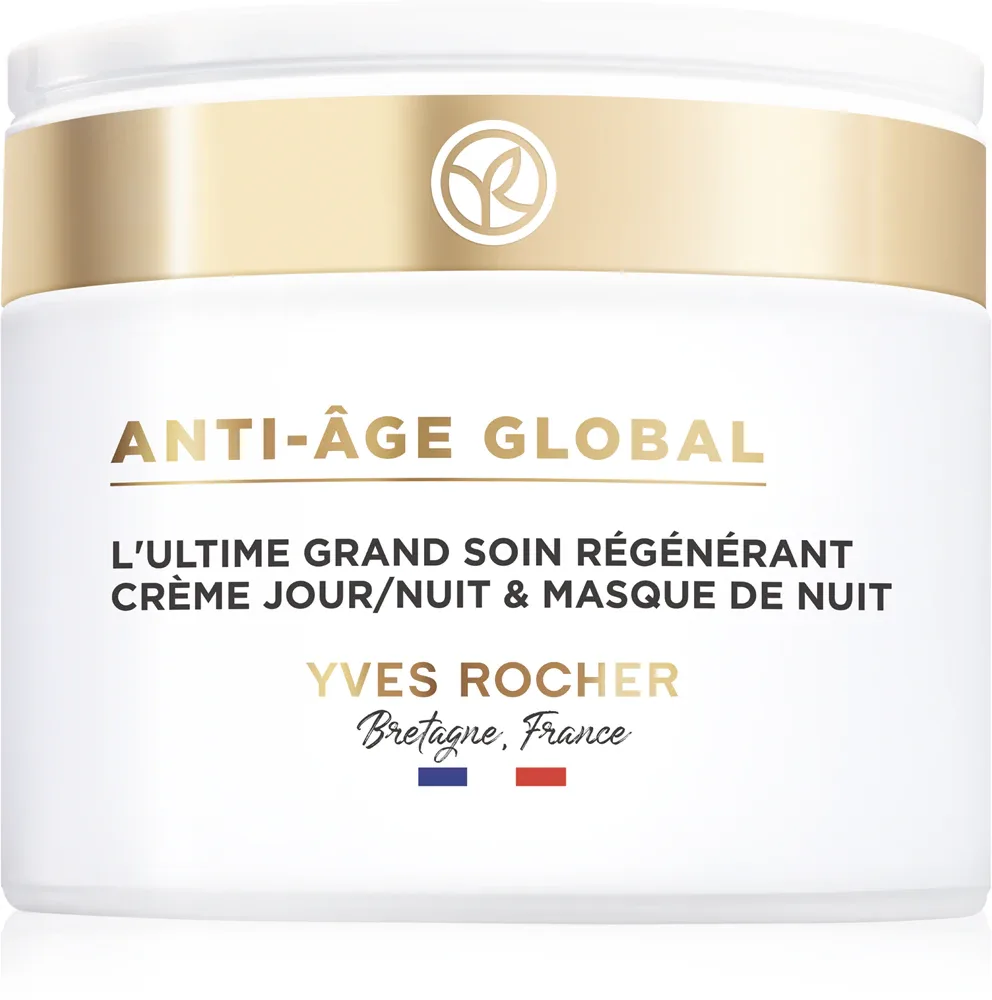 Yves Rocher Anti-Age Global - Интенсивный регенерирующий уход 3 в 1 для лица, 75 мл