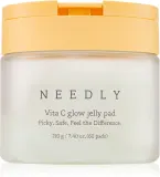 NEEDLY Vita C Glow Jelly Pad - Крем для лица с очищающим и осветляющим эффектом с витамином C, 60 шт — фото 1