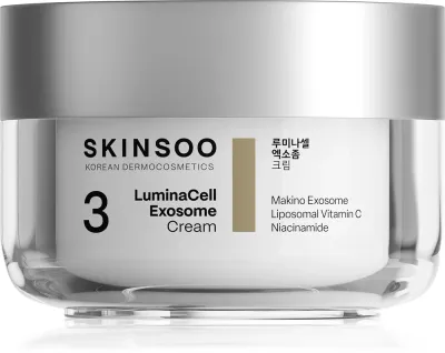SKINSOO LuminaCell Exosome Cream - Осветляющий крем для лица, 50 мл