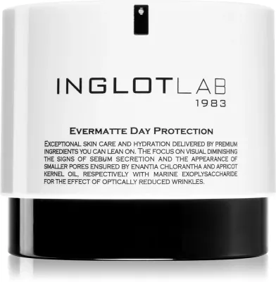 Inglot Lab Evermatte Day Protection - Матирующий дневной крем, 50 мл