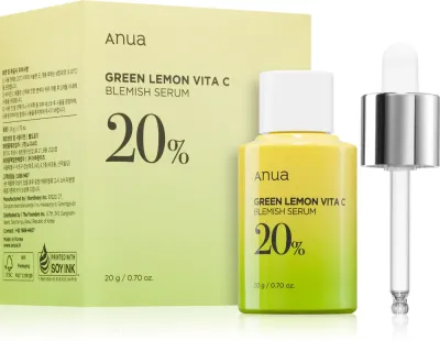 Anua Green Lemon Vita C Blemish Serum - Сыворотка для лица с витамином C для проблемной кожи, 20 мл