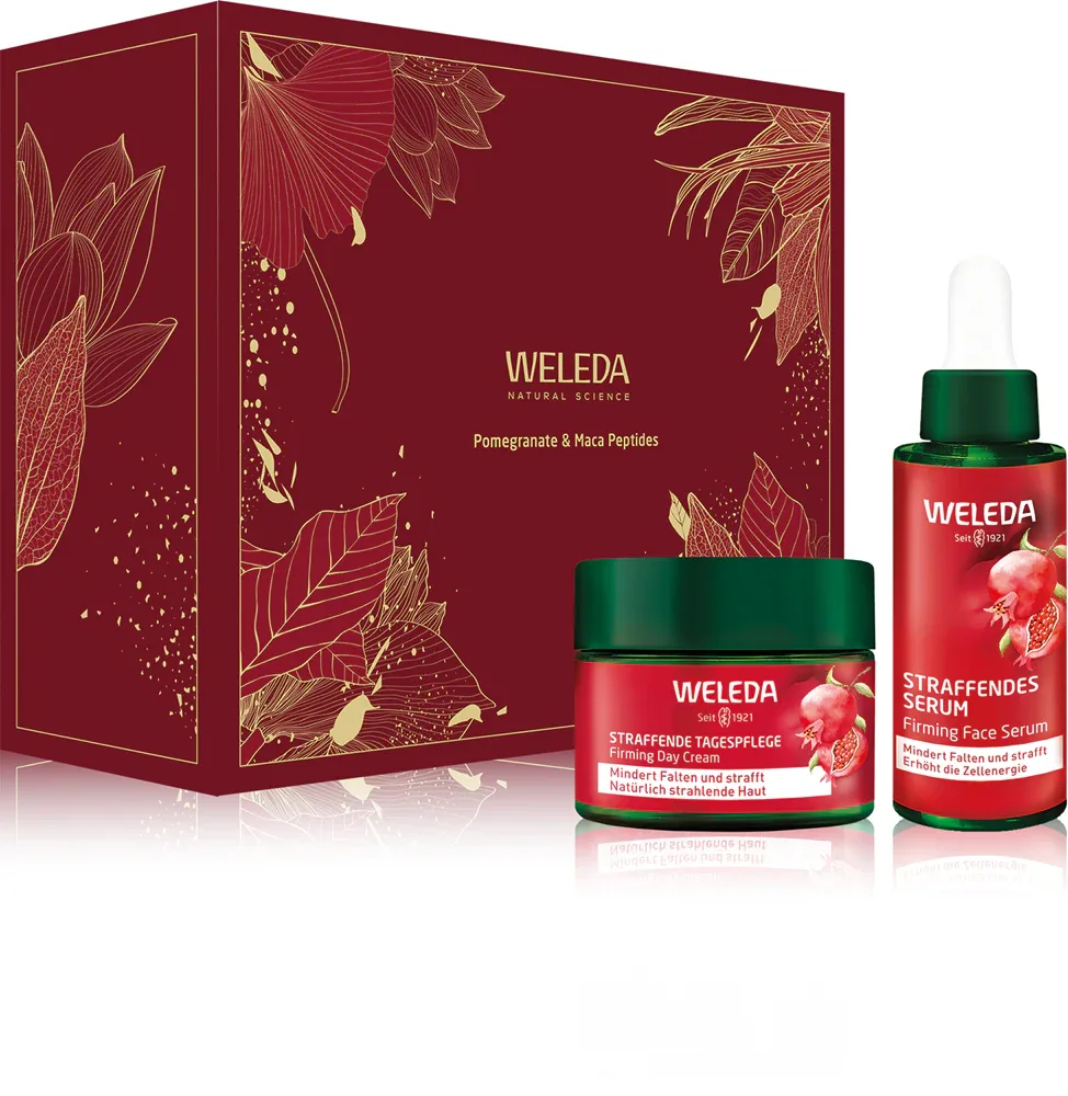 Weleda Pomegranate and Maca peptides - Подарочный набор для восстановления упругости кожи лица