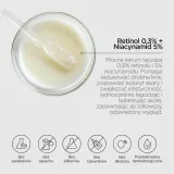 Revox B77 JUST Retinol 0.3% + Niacinamide 5% - Увлажняющий крем для лица, сглаживающий эмульсия против старения кожи, 30 мл — фото 5
