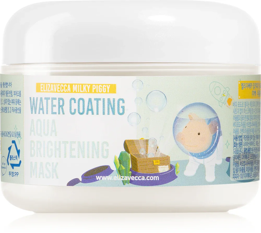 Elizavecca Milky Piggy Water Coating Aqua Brightening Mask - Маска коллагеновая для осветления и увлажнения, 100 г
