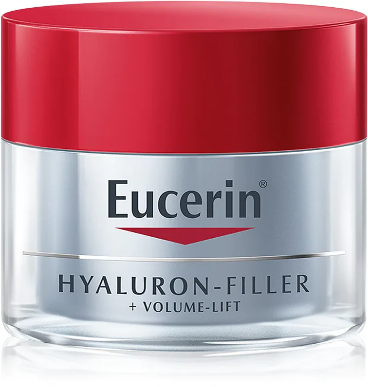 Eucerin Hyaluron-Filler + Volume-Lift - Лифтинговый крем для лица ночью, 50 мл