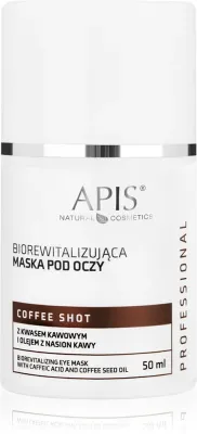 Apis Natural Cosmetics Coffee Shot - Маска для глаз с омолаживающим действием, 50 мл