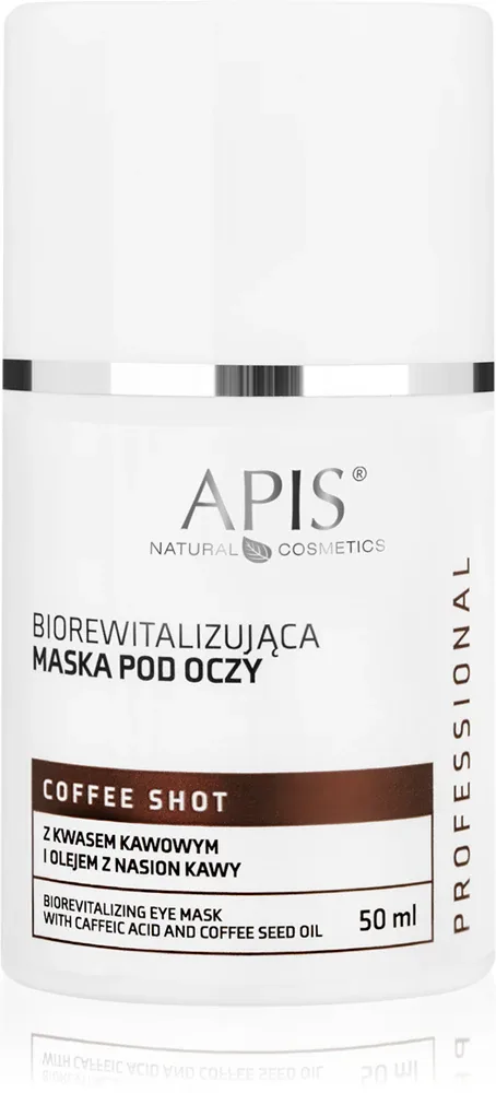 Apis Natural Cosmetics Coffee Shot - Маска для глаз с омолаживающим действием, 50 мл