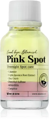 Mizon Good Bye Blemish Pink Spot - Сыворотка с порошком для местного применения против прыщей, 19 мл