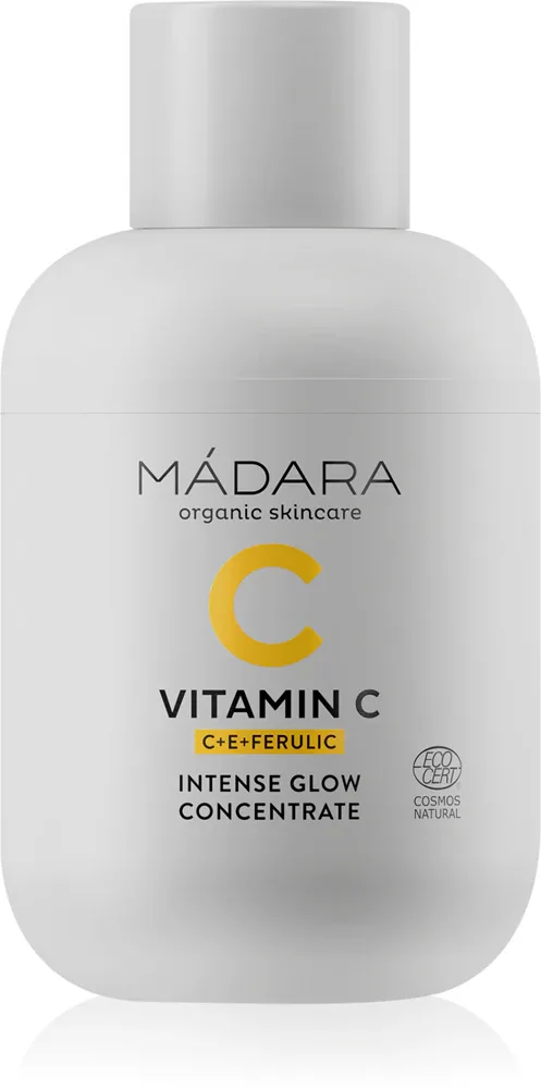 MÁDARA Vitamin C Intense Glow - Крем для лица, осветляющий концентрат, 30 мл