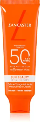 Lancaster Sun Beauty Mineral Face Cream - Крем для загара для лица SPF 50, 50 мл