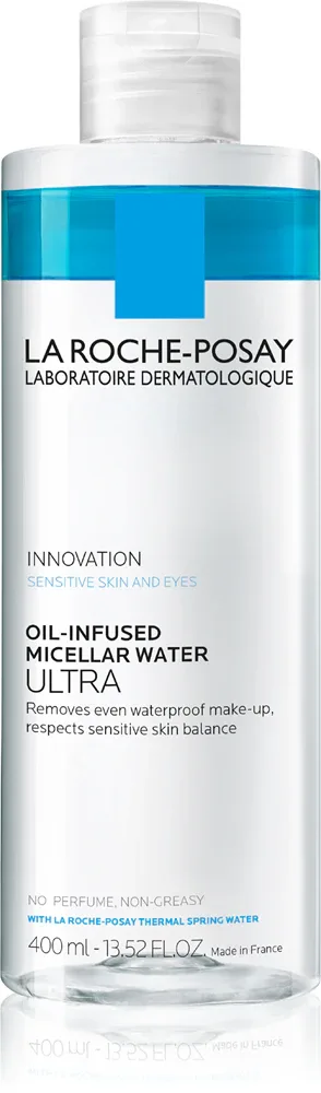 La Roche-Posay Physiologique Ultra - Двухфазная мицеллярная вода с маслом, 400 мл
