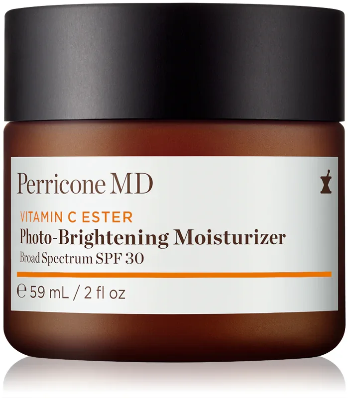 Perricone MD Vitamin C Ester Photo-Brightening Moisturizer - Солнцезащитный крем с осветляющим действием на день с увлажняющим эффектом SPF 30, 59 мл