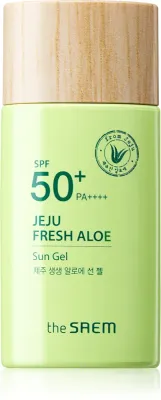 The Saem Jeju Fresh Aloe Sun - Гель для загара с алоэ SPF 50+, 50 г