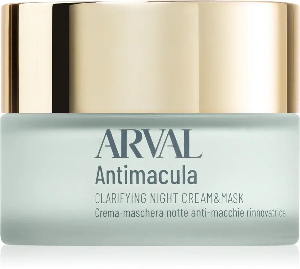 Arval Antimacula Clarifying Night Cream & Mask - Регенерирующая ночная крем-маска против пигментации кожи, 50 мл