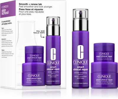 Clinique Smart Clinical Set - Подарочный набор для восстановления кожи, 3 шт